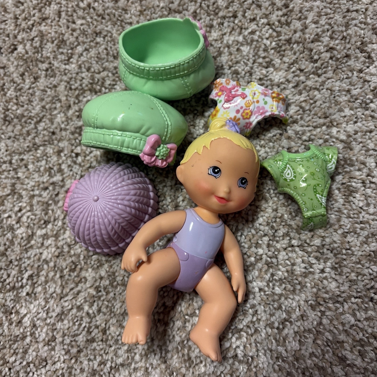 Fisher Price Snap \'N Style Babies 6 pcs Vintage 