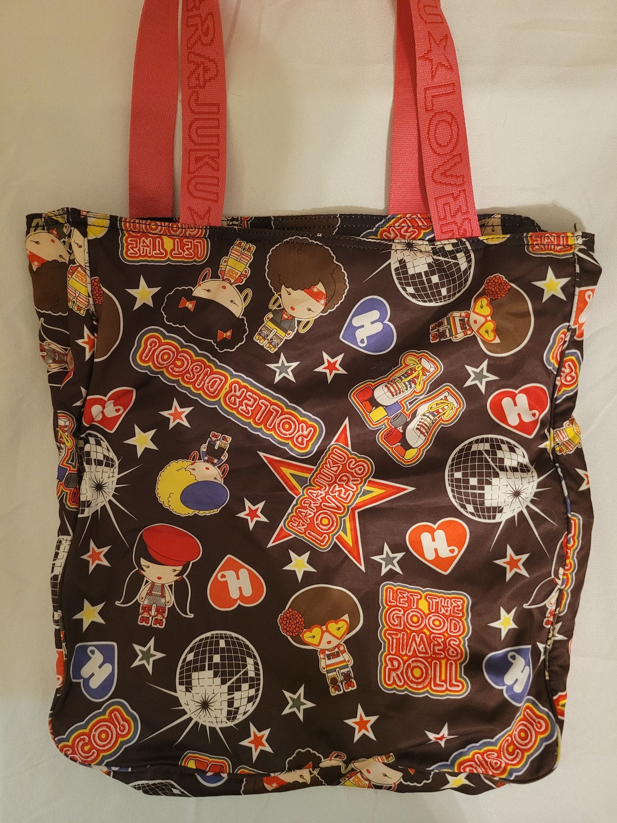 Harajuku lovers gwen stefani pattern tote disco y2k