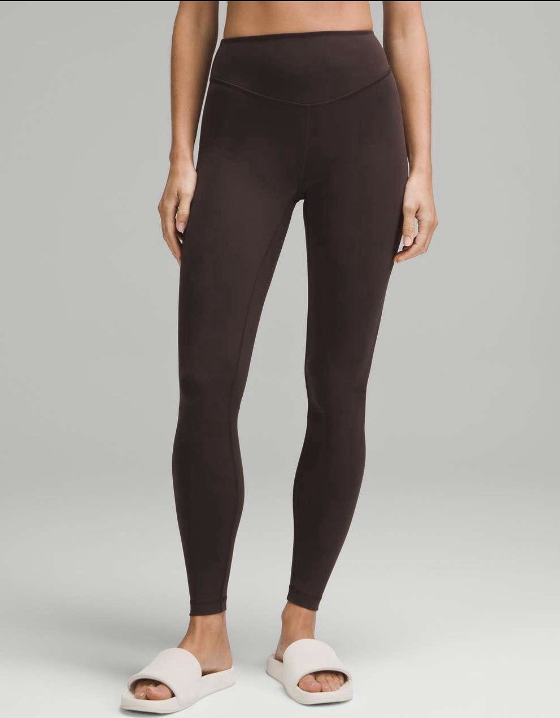 Lululemon Wunder Under SmoothCover High Rise Tight 25 Espresso Brown 6 Perfect