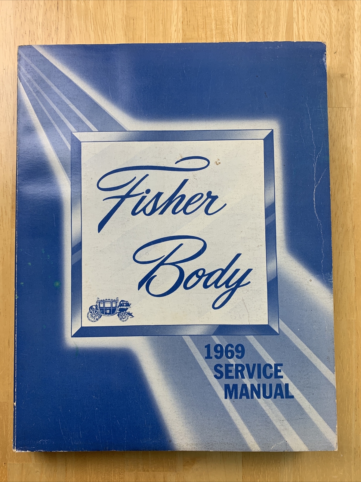 ORIGINAL 1969 GM/CHEVROLET FISHER BODY SERVICE MANUAL. ALL FISHER BODY TYPES