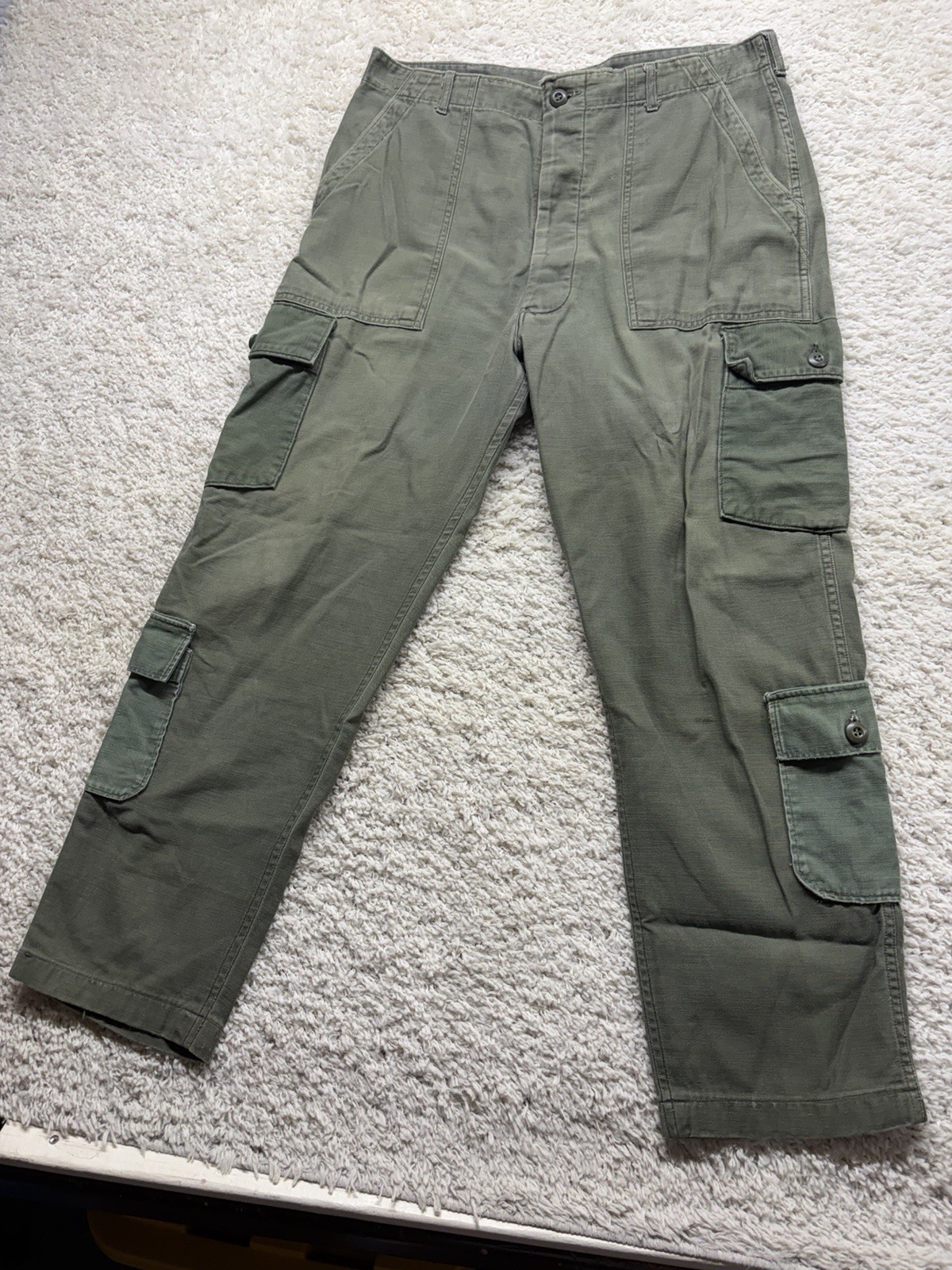 Vintage OG-107 Military Button Up Utility Trouser Men’s 31x34 (actual 34x29) Vintage OG-107 Military Button Up Utility Trouser Men’s 31x34 (actual 34x29)