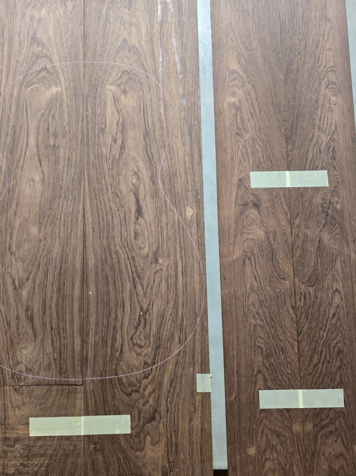 Southeast Asian Rosewood Tonewood Guitar Back + Side Set Luthier Book Match #1