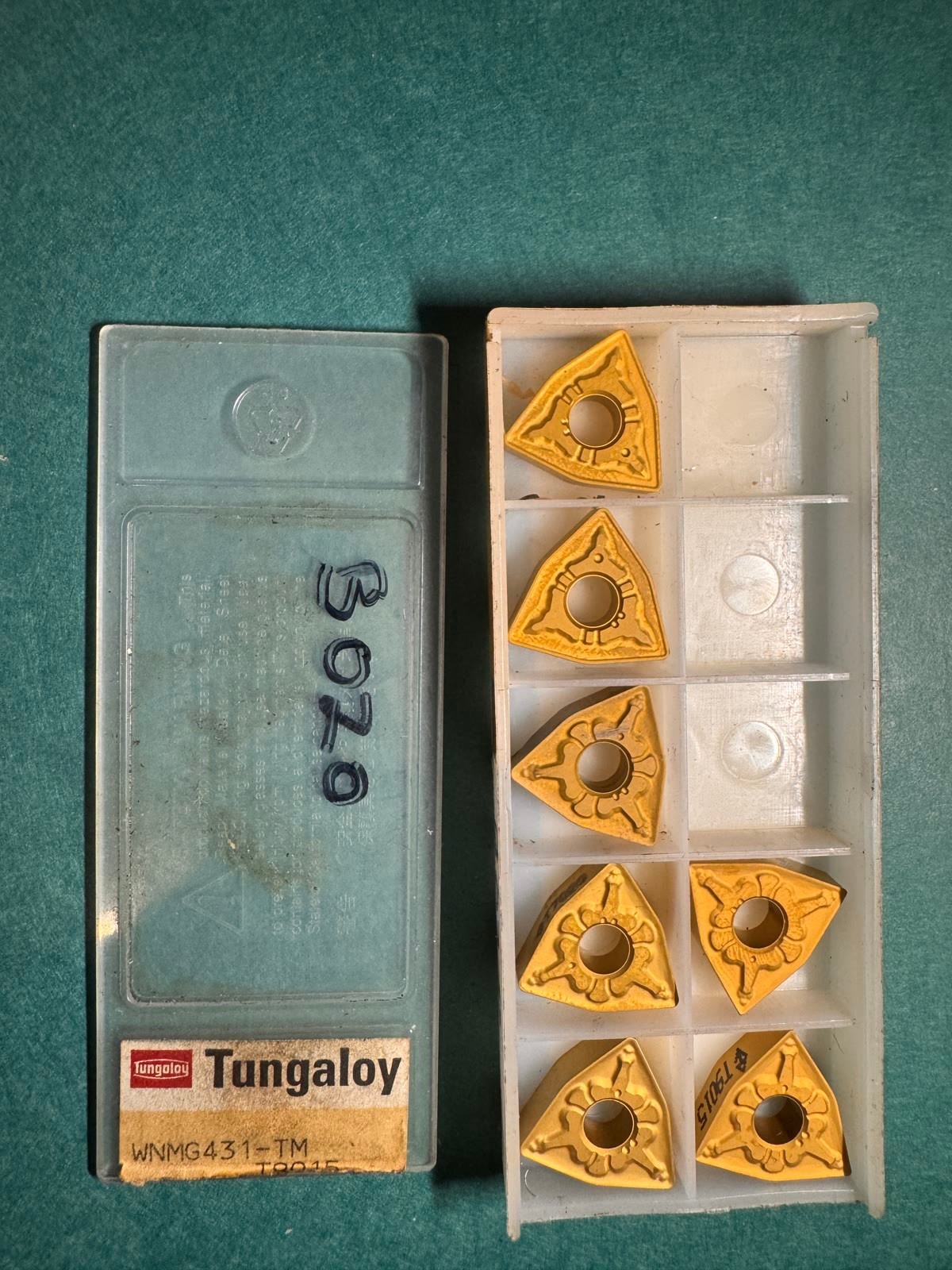 Tungaloy WNMG431-TM T9015 Inserts Lot of 7