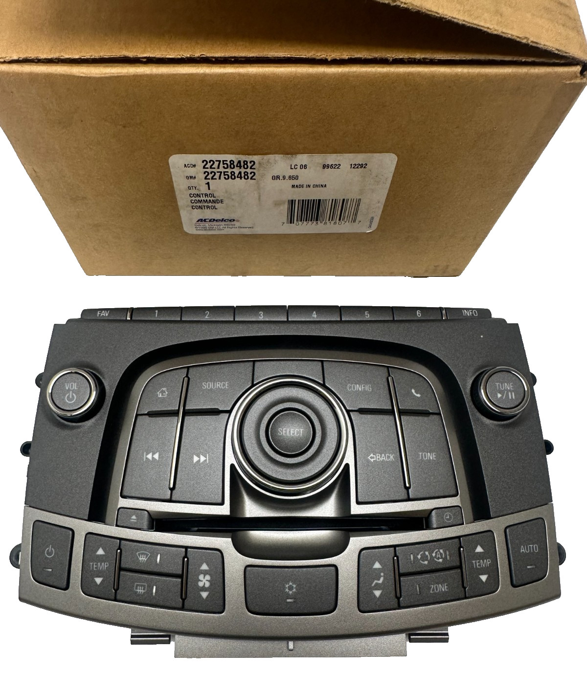 OEM AC Control Panel Radio Player AM FM CD MP3 For 2012-2013 Buick LaCrosse 2.4L