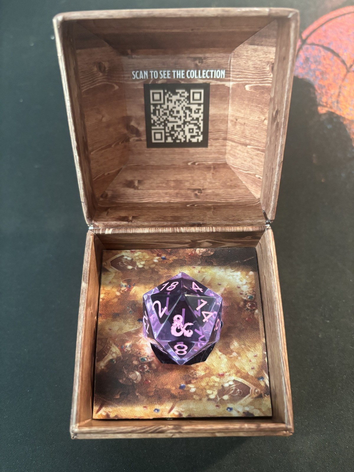 Dungeons & Dragons Fizban's Fortune d20 AMETHYST EPIC
