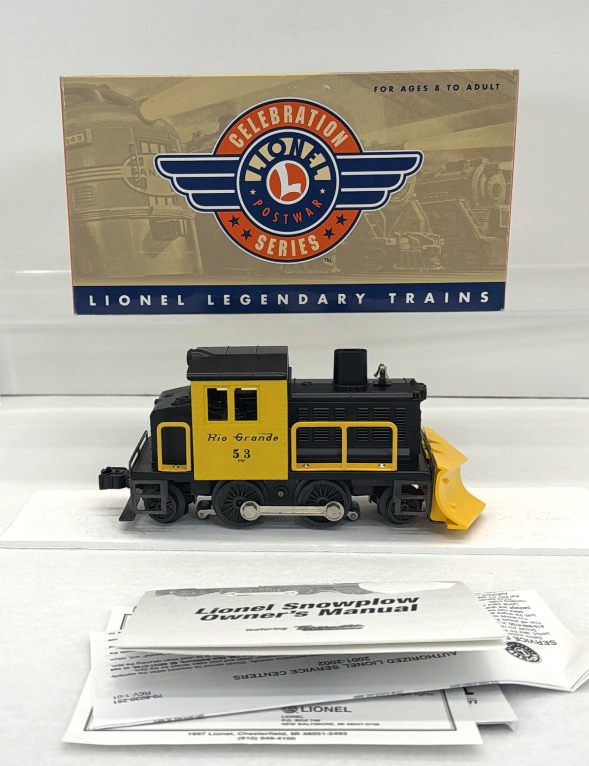 Lionel PWC TMCC 6-18458 Denver & Rio Grande Motorized Snowplow O Gauge New #53 Lionel PWC TMCC 6-18458 Denver & Rio Grande Motorized Snowplow O Gauge New #53