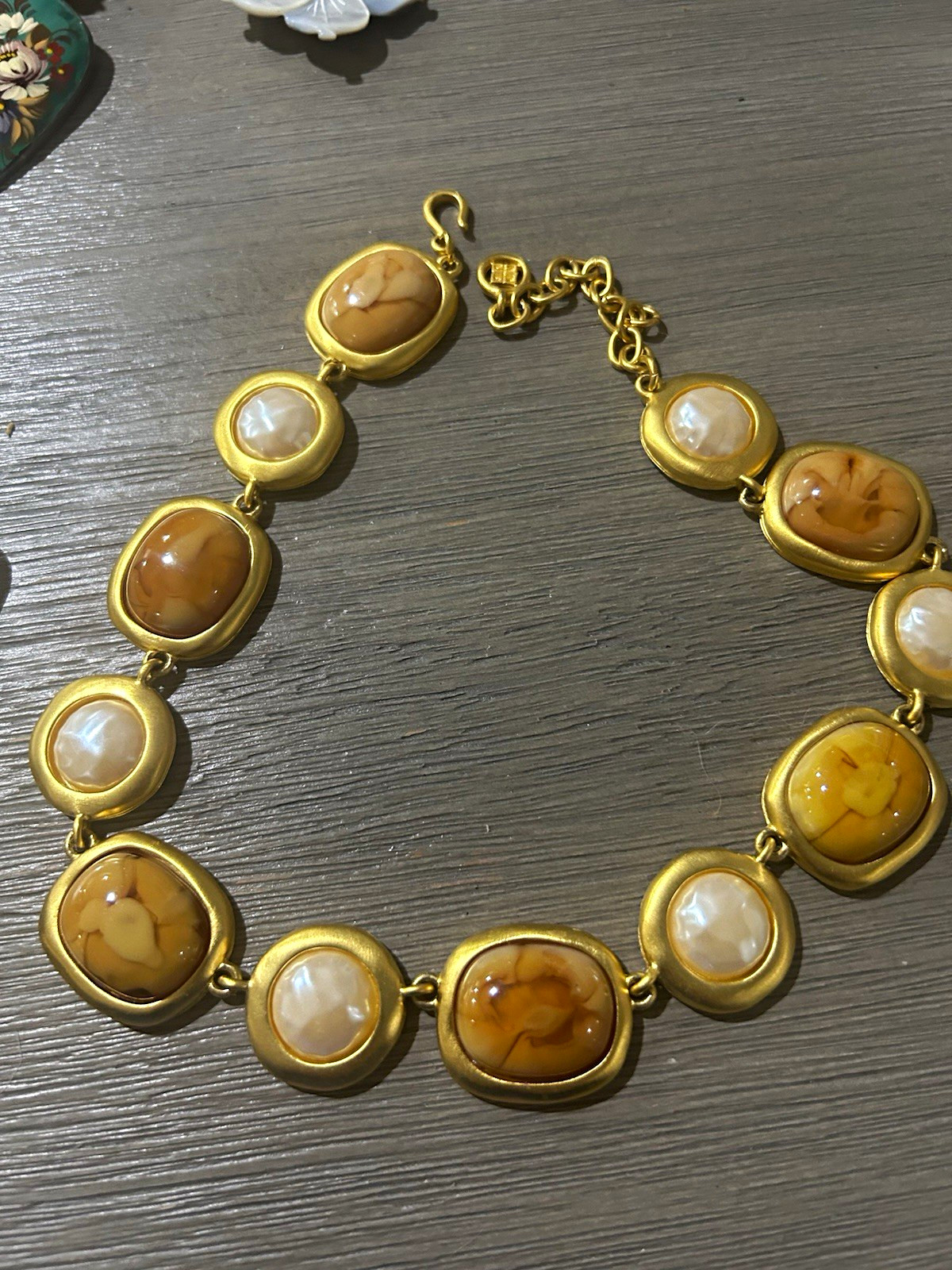 Givenchy Vintage Signed Gold Tone Link Bracelet Givenchy Vintage Signed Gold Tone Link Bracelet