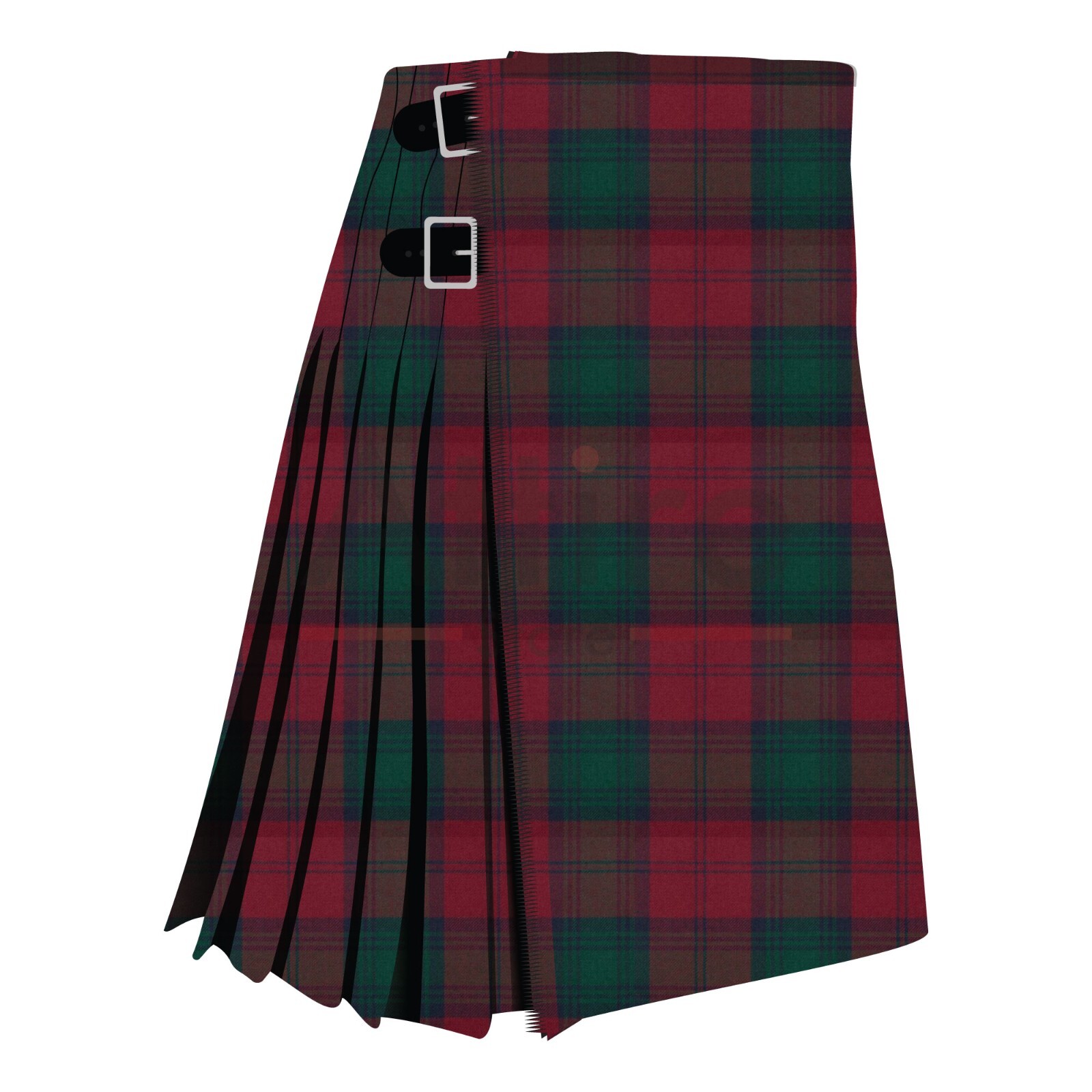 Scottish Handmade Traditional Lindsay Modern Clan Tartan Kilt - Lindsay Modern