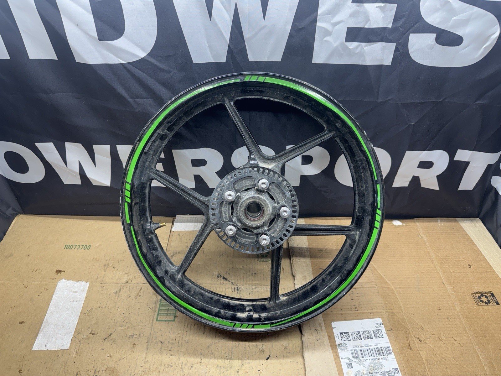 2015 13-18 NINJA ZX6R ZX636 OEM FRONT WHEEL RIM BRAKE Rash