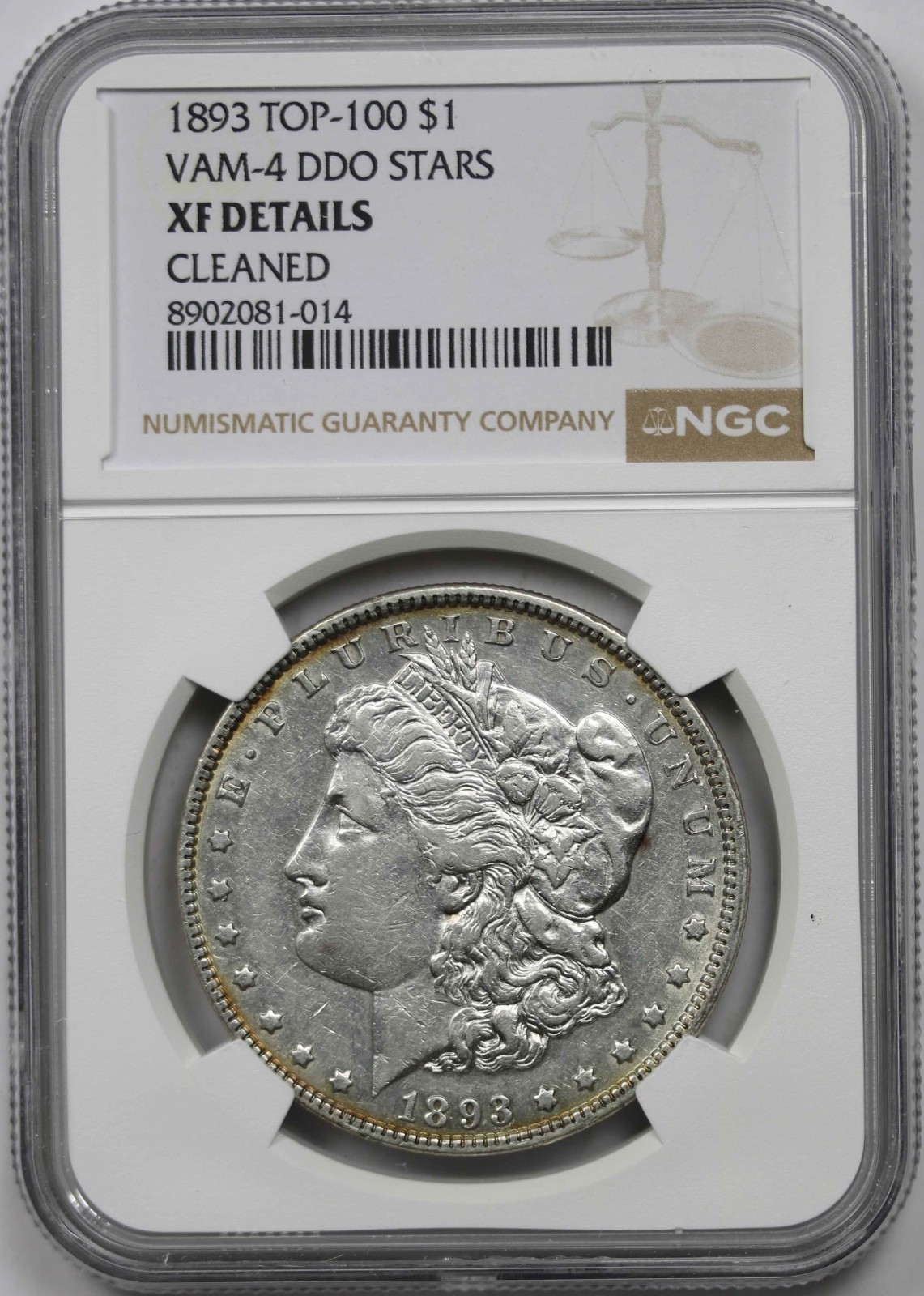 1893 Top-100 $1 NGC XF Details (Vam-4 DDO Stars) Morgan Silver Dollar 1893 Top-100 $1 NGC XF Details (Vam-4 DDO Stars) Morgan Silver Dollar