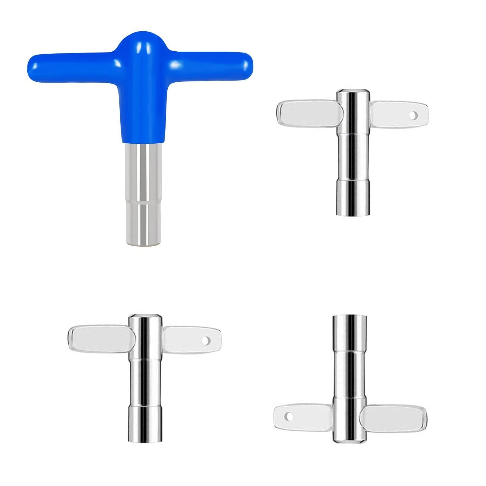 EASTROCK High Torque Drum Keys with More Advanced Material Rubber 1-3, Blue