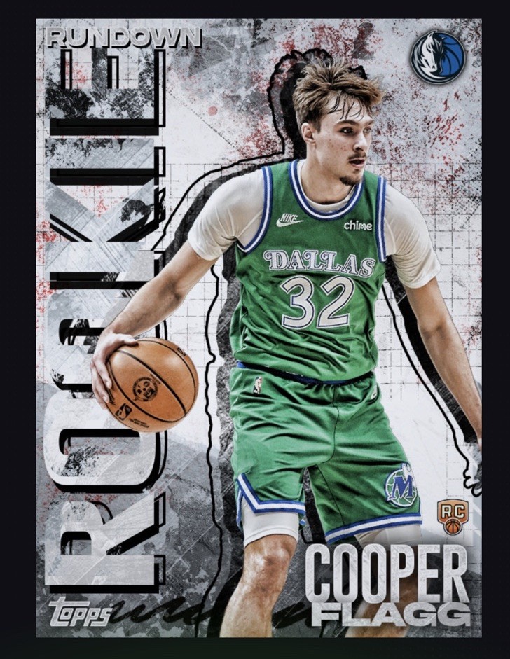 2025-26 TOPPS NBA - Rookie Rundown Base RC - COOPER FLAGG (TOPPS NBA DigitaICard