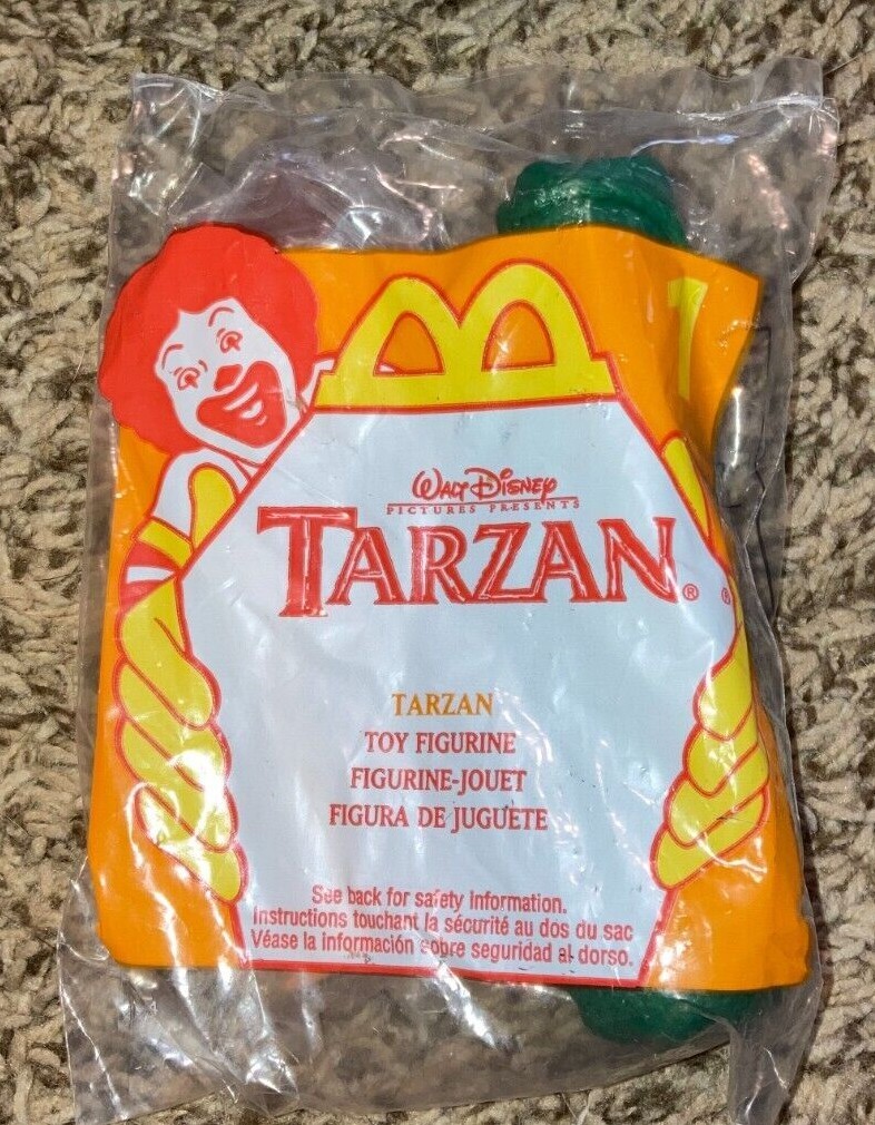 1999 DISNEY\'S TARZAN MCDONALDS HAPPY MEAL TOYS - U PICK