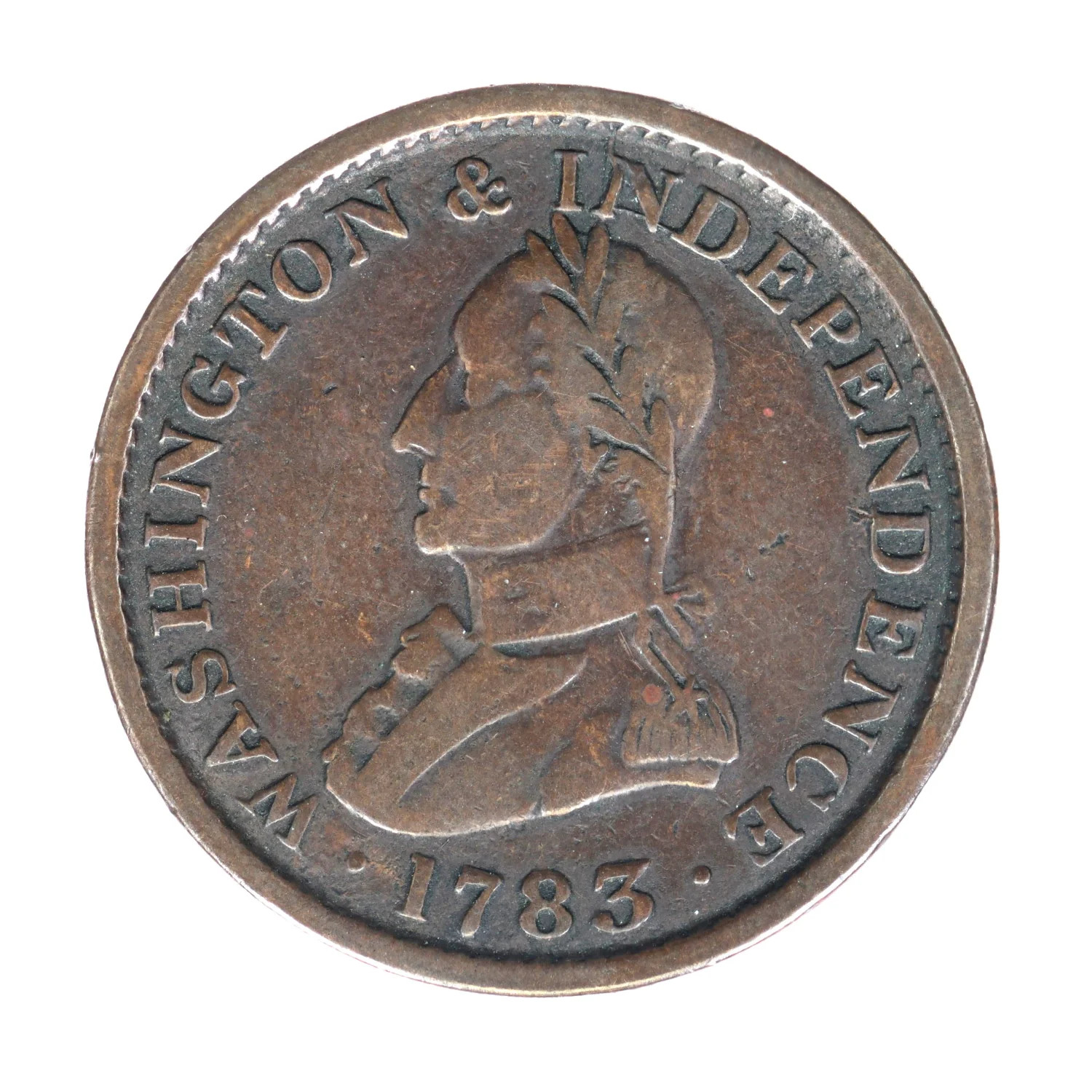 1783 Post Colonial Washington Military Large Bust F