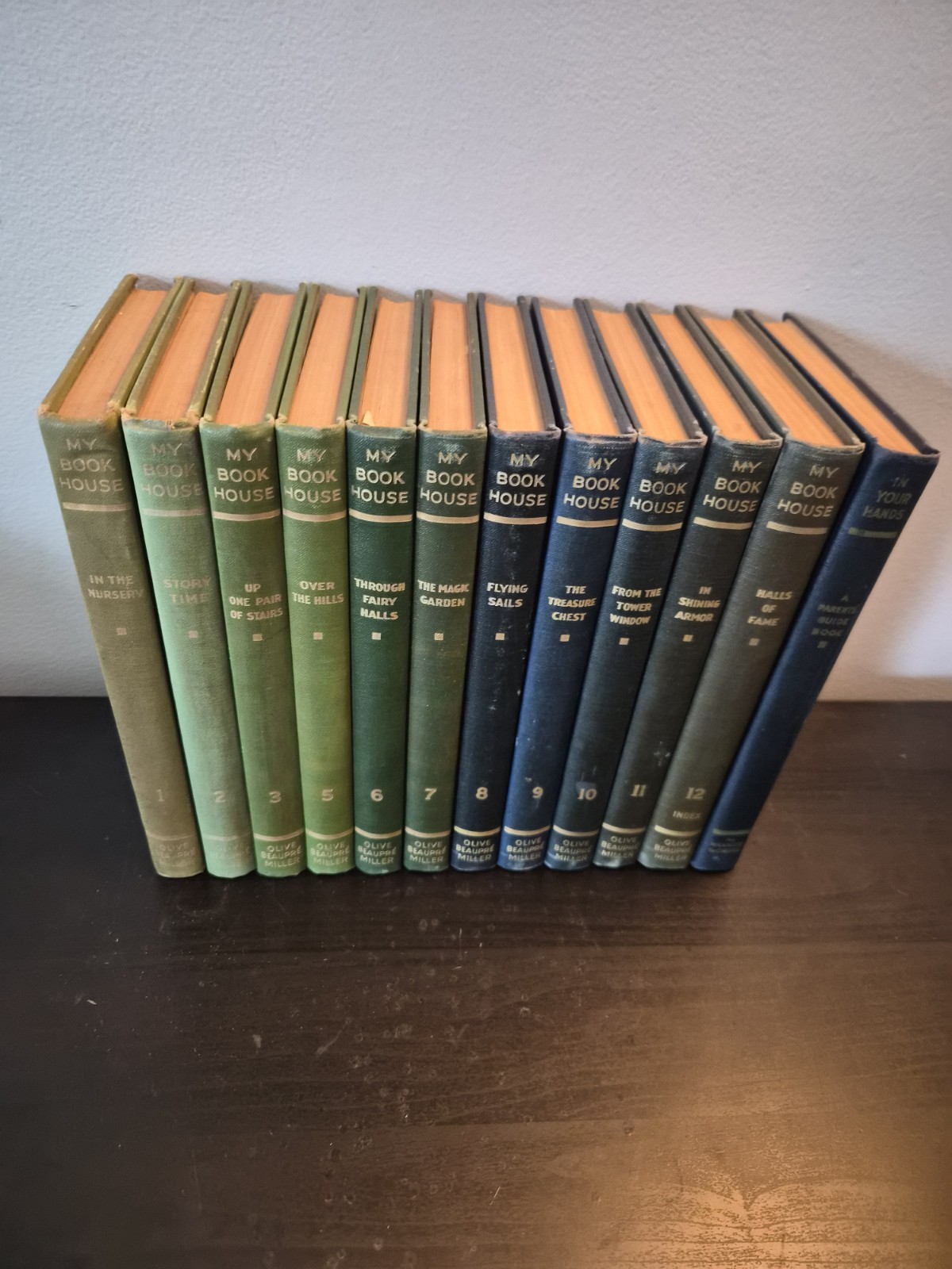My Book House set of 12 1949 Vintage Children\'s Books Missing Book 4 My Book House set of 12 1949 Vintage Children\'s Books Missing Book 4