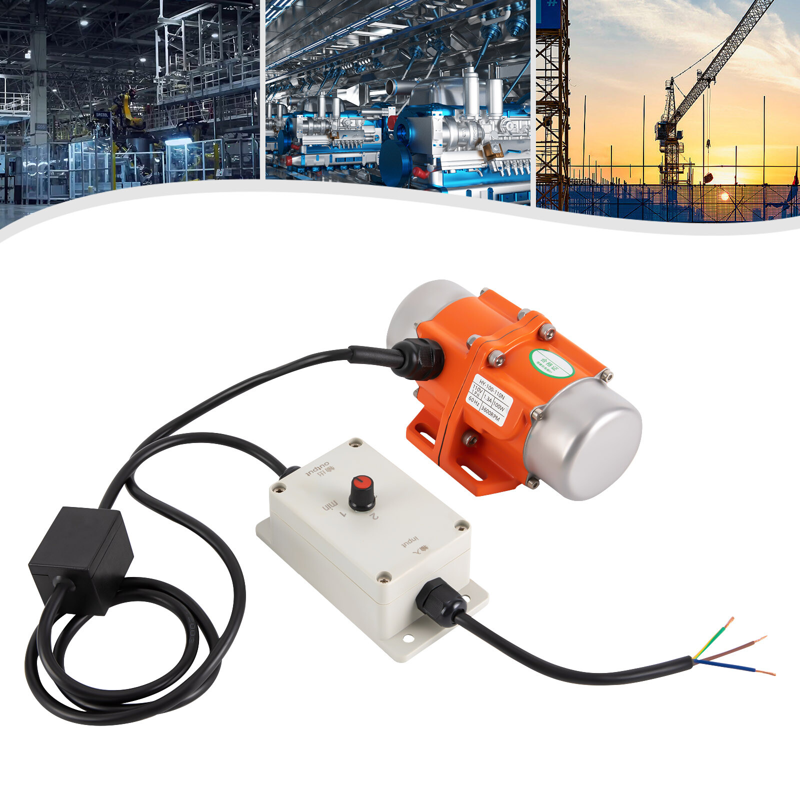 Single Phase Electric AC Vibration Motor As a Concrete Table Shaker 100W 110V US Single Phase Electric AC Vibration Motor As a Concrete Table Shaker 100W 110V US