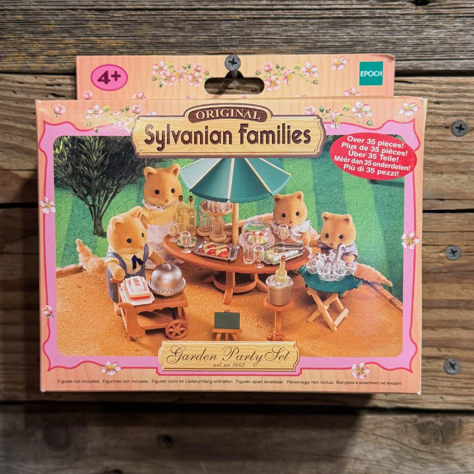 Epoch, Sylvanian Families, Garden Party Set, No. 2662, NIOB
