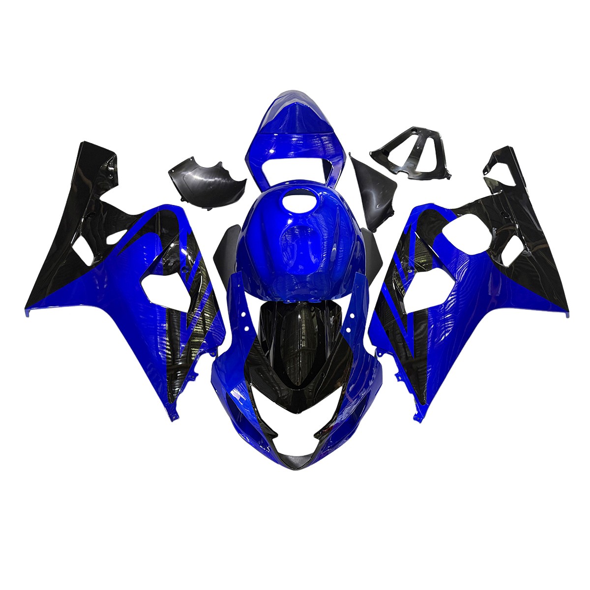 Blue Black Bodywork Fairings for Suzuki GSXR600 GSXR750 K4 2004 2005 Body Kit