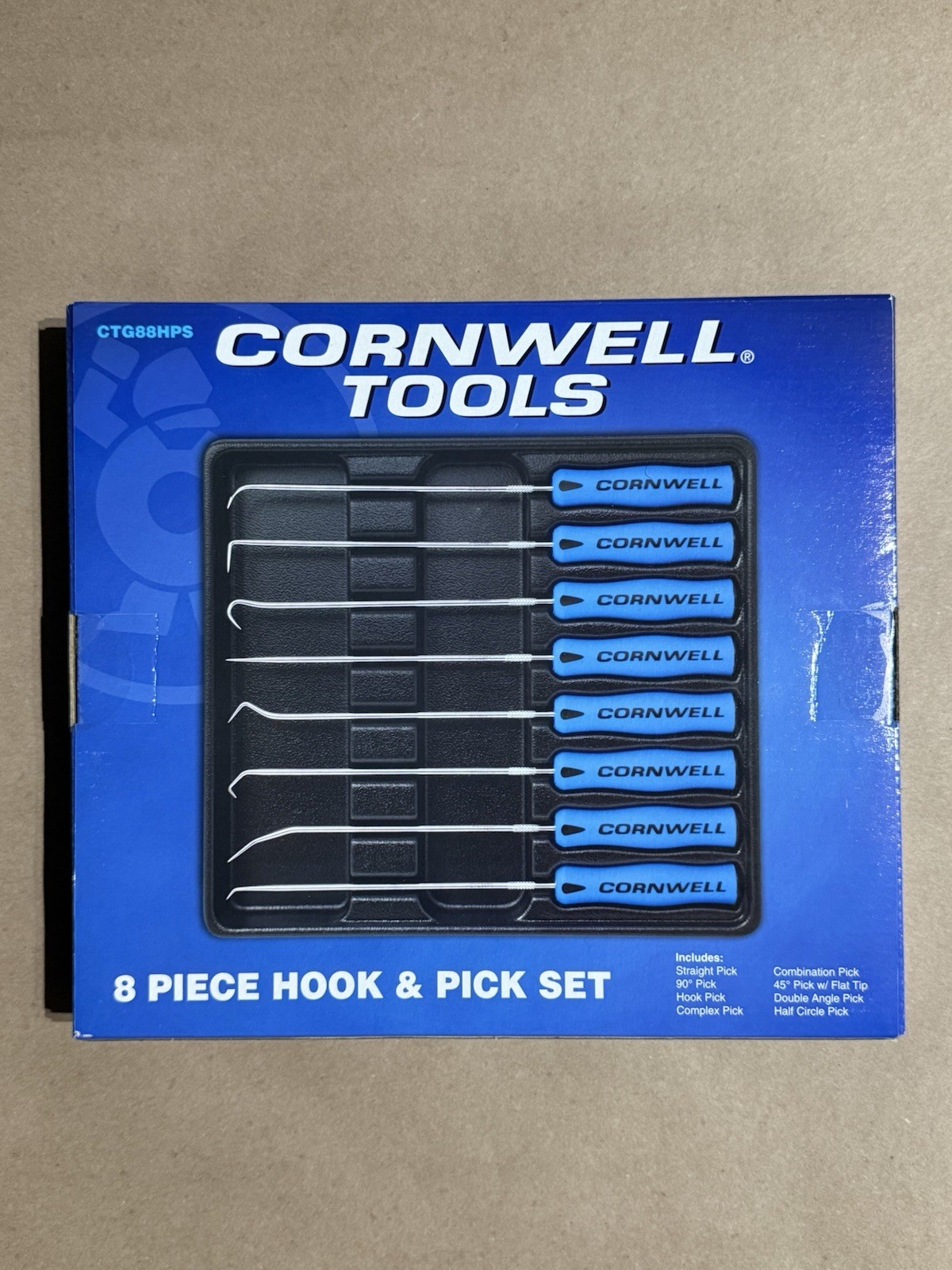 NEW Cornwell  8 Piece  Hook & Pick  Set CTG88HPS