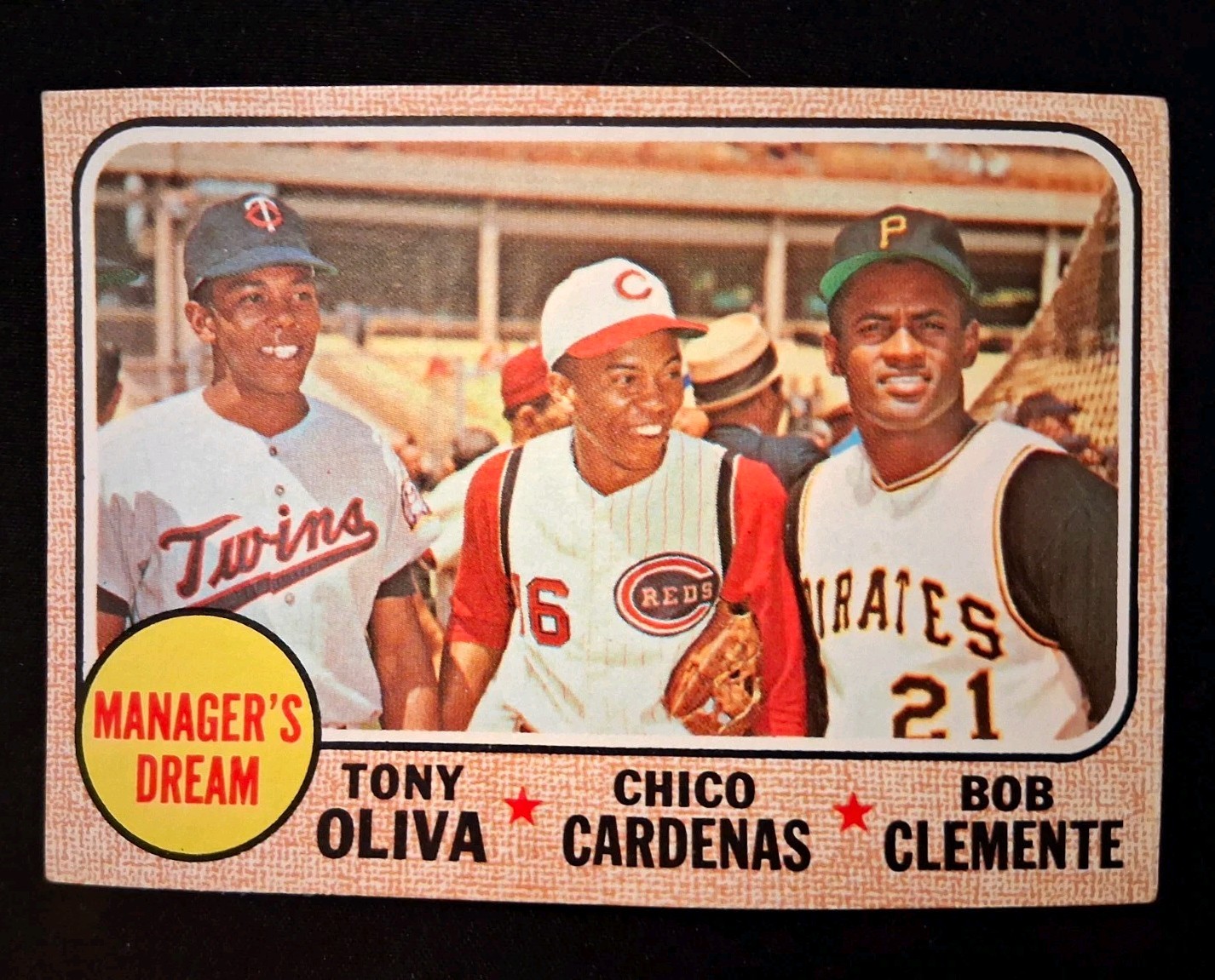 Topps 1968 Topps #480 Manager\'s Dream Oliva Cardenas Clemente [Base]