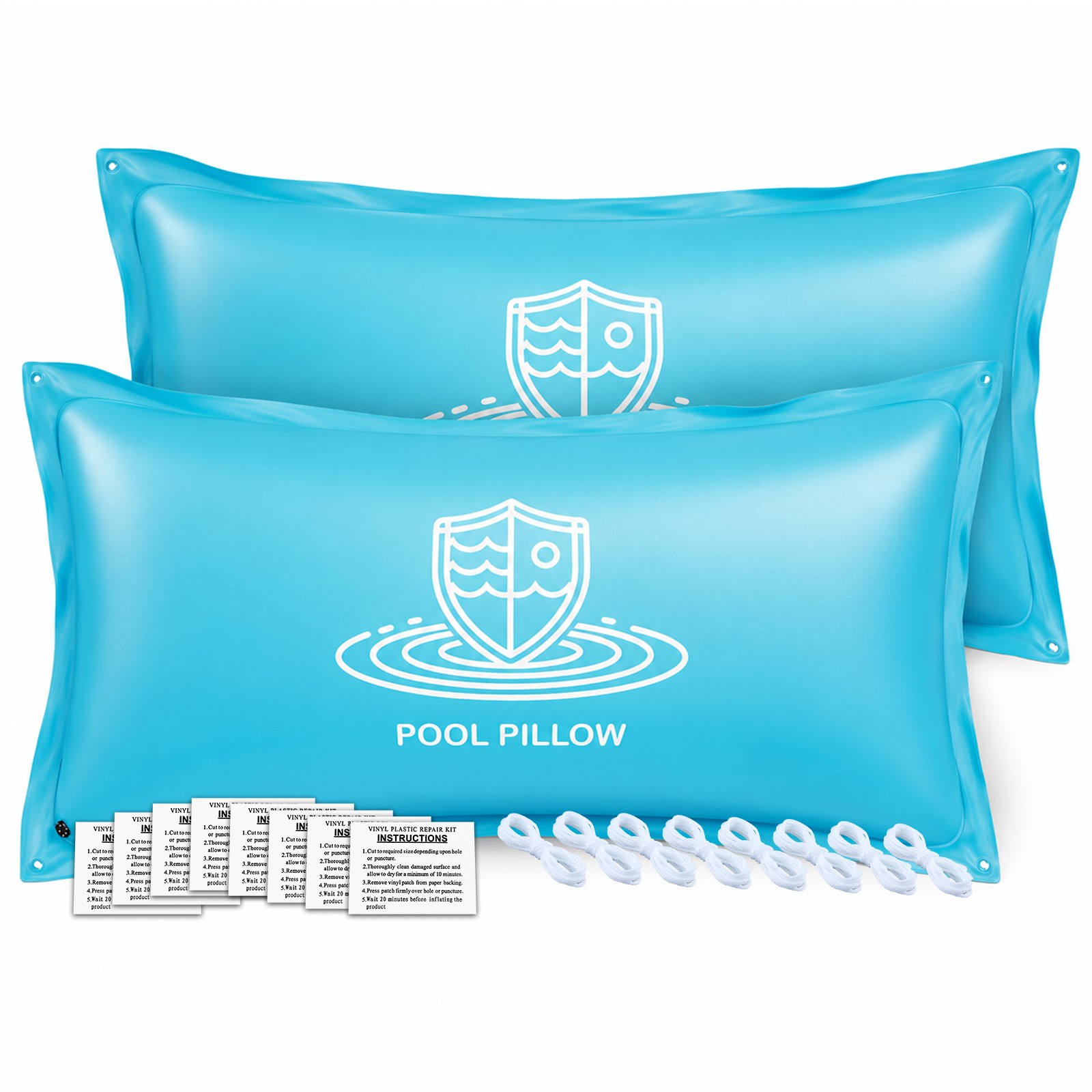 NAIZEA 6/8/10ft Pool Pillow for Above Ground Pools, Pool Pillow for Winterizing