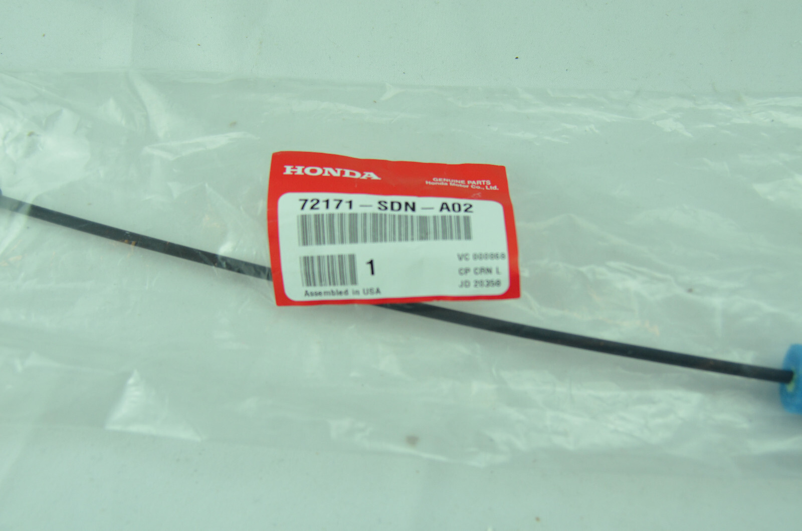 NEW HONDA OEM 03-04 2 DOOR Accord Front Door-Lock Cable Left 72171-SDN-A02