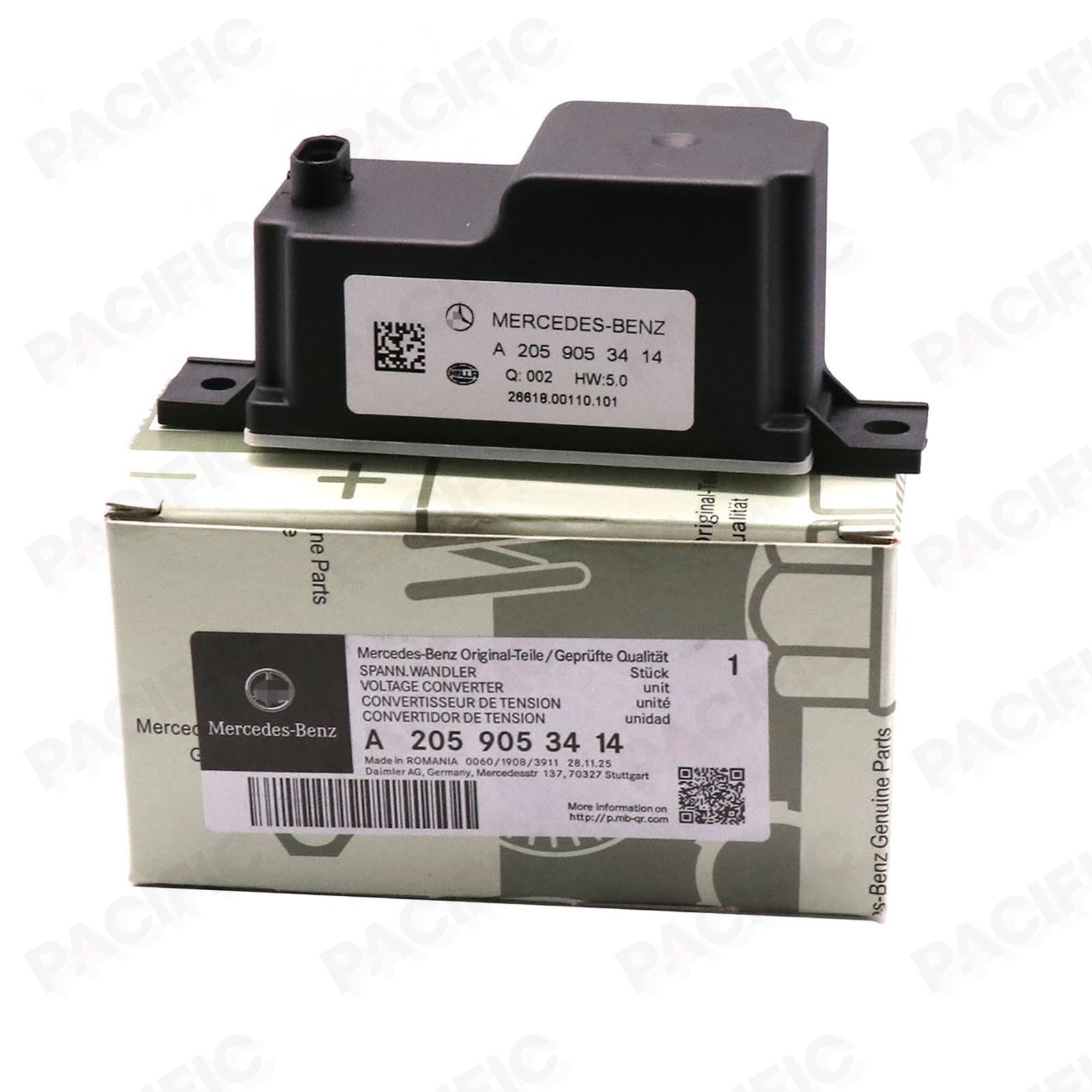 New Auxiliary Battery Voltage Converter A2059053414 Fit Mercedes C-Class W205