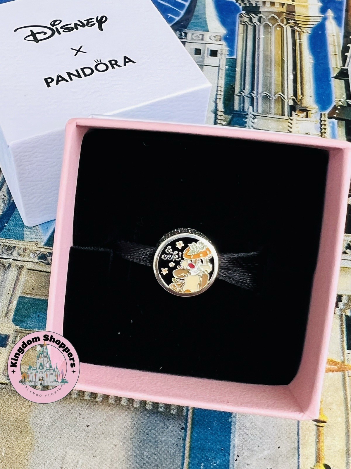 2026 Disney Parks Pandora Halloween Chip & Dale Hide & Eek Charm New