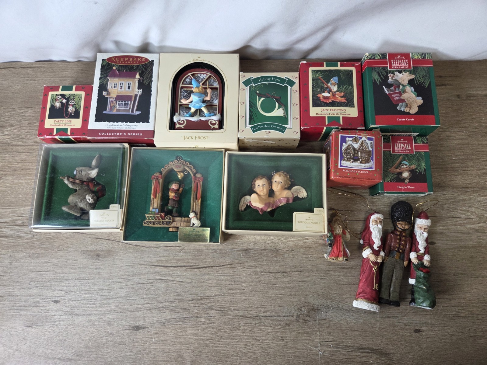 Vintage Lot 15 Hallmark Keepsake Christmas Ornaments 1980s