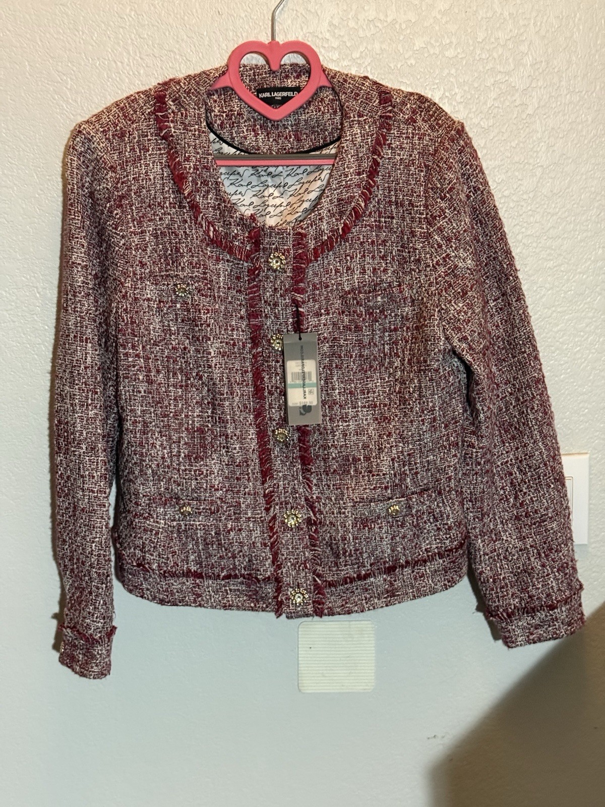 Karl Lagerfeld Paris Tweed Jacket Karl Lagerfeld Paris Tweed Jacket
