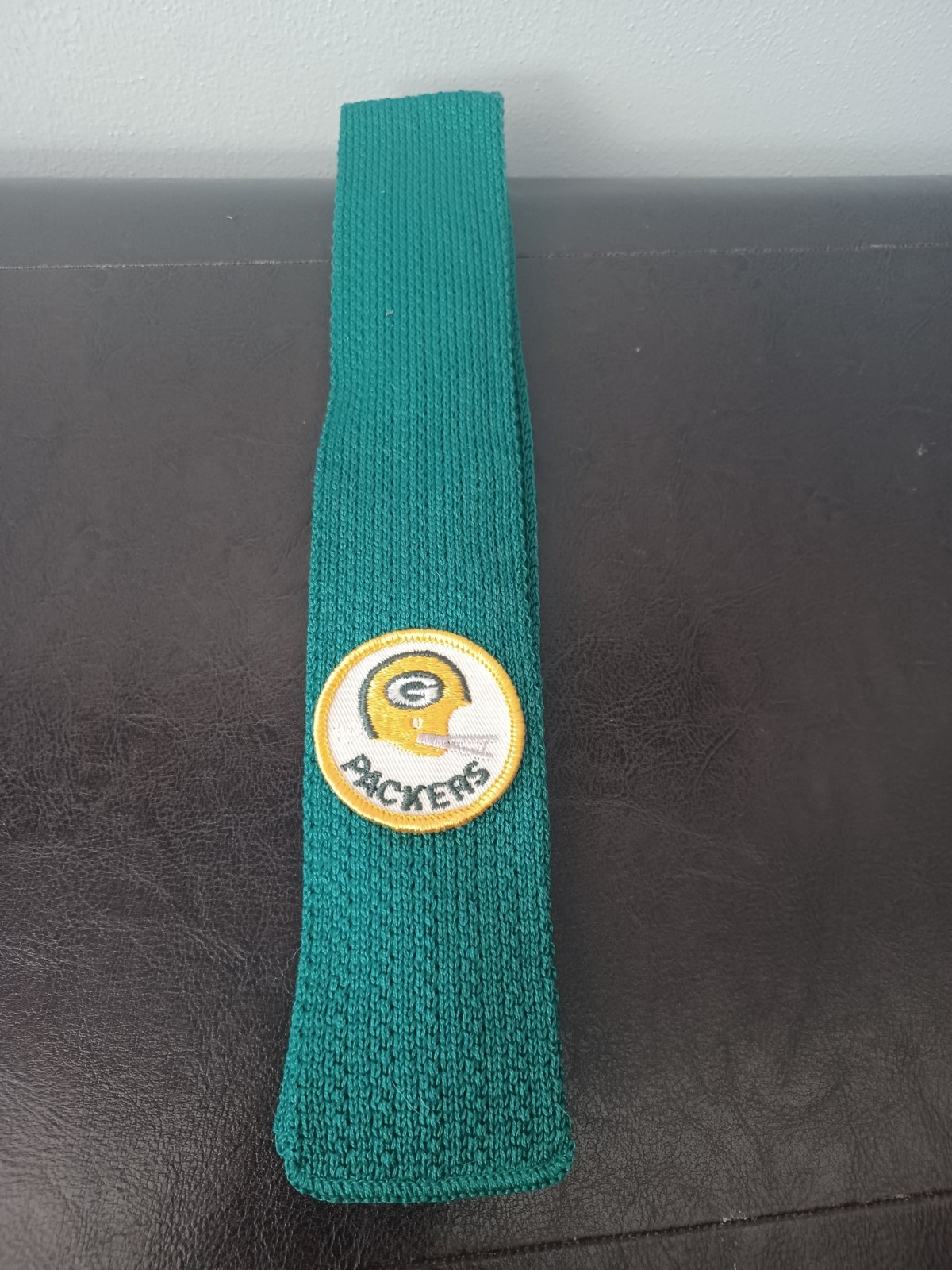 Vtg James Campion Green Bay Packers Skinny Knitted Tie - Dartmouth NH Football Vtg James Campion Green Bay Packers Skinny Knitted Tie - Dartmouth NH Football
