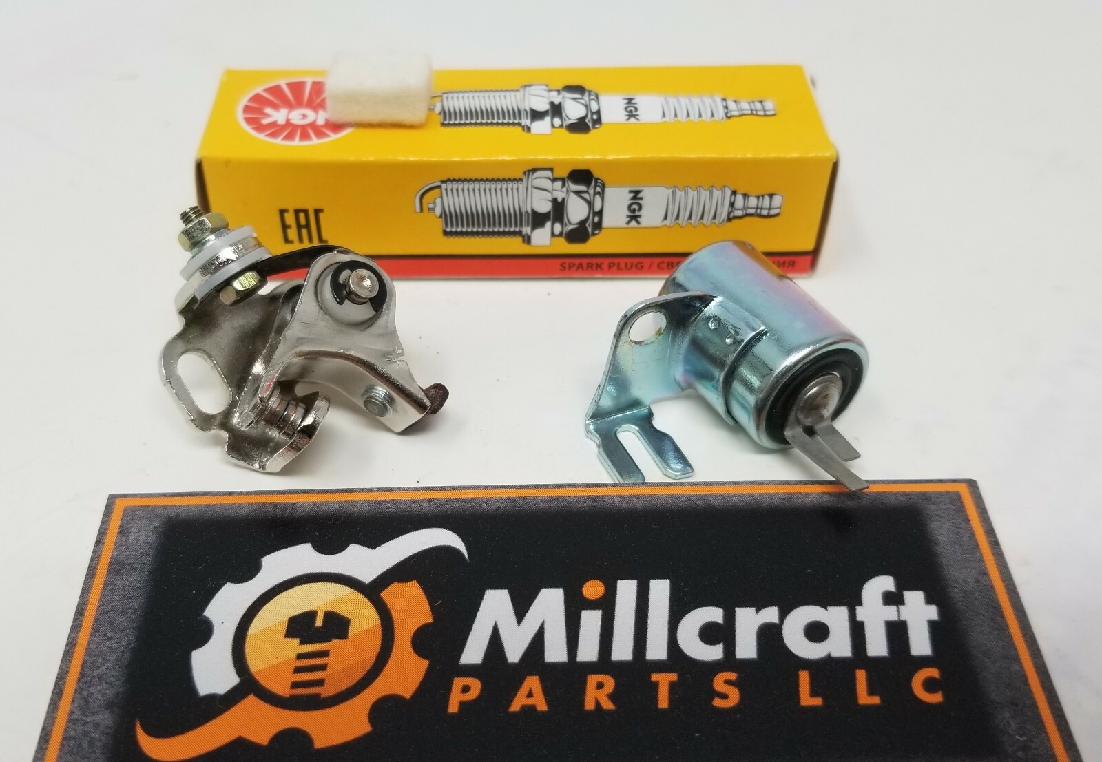 For Honda CT70 TUNE UP KIT XR75 XL75 XL70 ATC70 Points Condenser Spark Plug