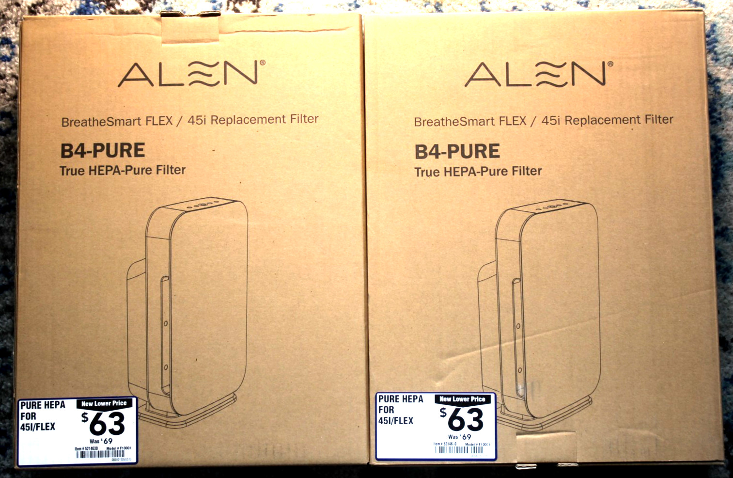LOT of 2 Alen B4-Pure True HEPA Filter –Replacement BreatheSmart FLEX / 45i NEW LOT of 2 Alen B4-Pure True HEPA Filter –Replacement BreatheSmart FLEX / 45i NEW