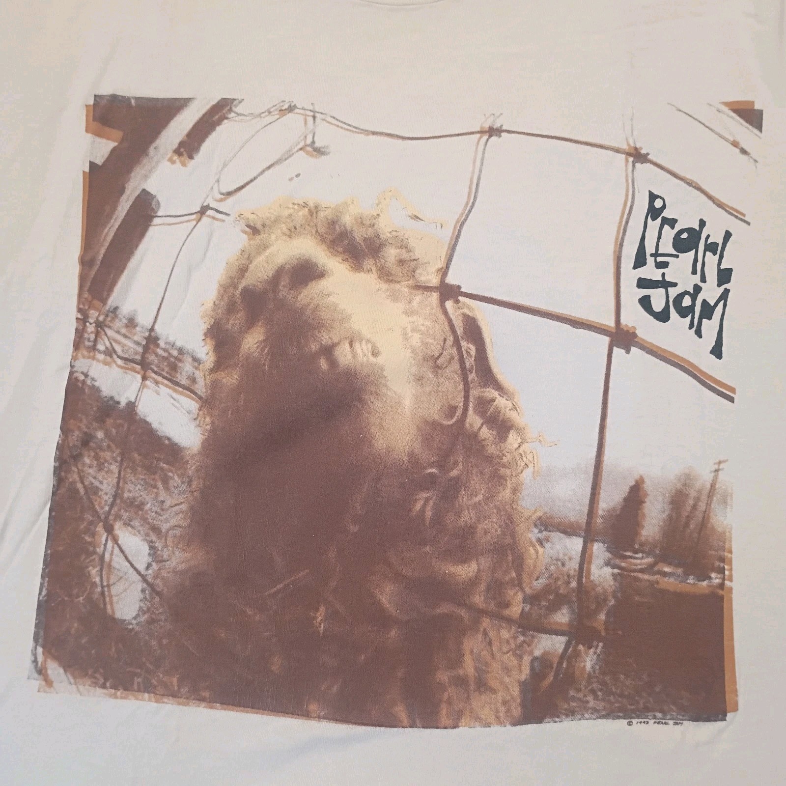 Vintage 1993 Pearl Jam Shirt XL Why Are Sheep Afraid?  Tour Grunge VS Album FOTL