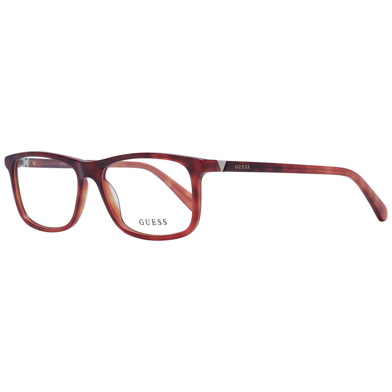 Guess GU50054 Designer Eyeglasses Unisex Brown Rectangular 55mm