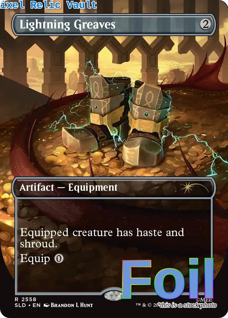 MTG - SLD - 2558 - Foil - NM - Lightning Greaves