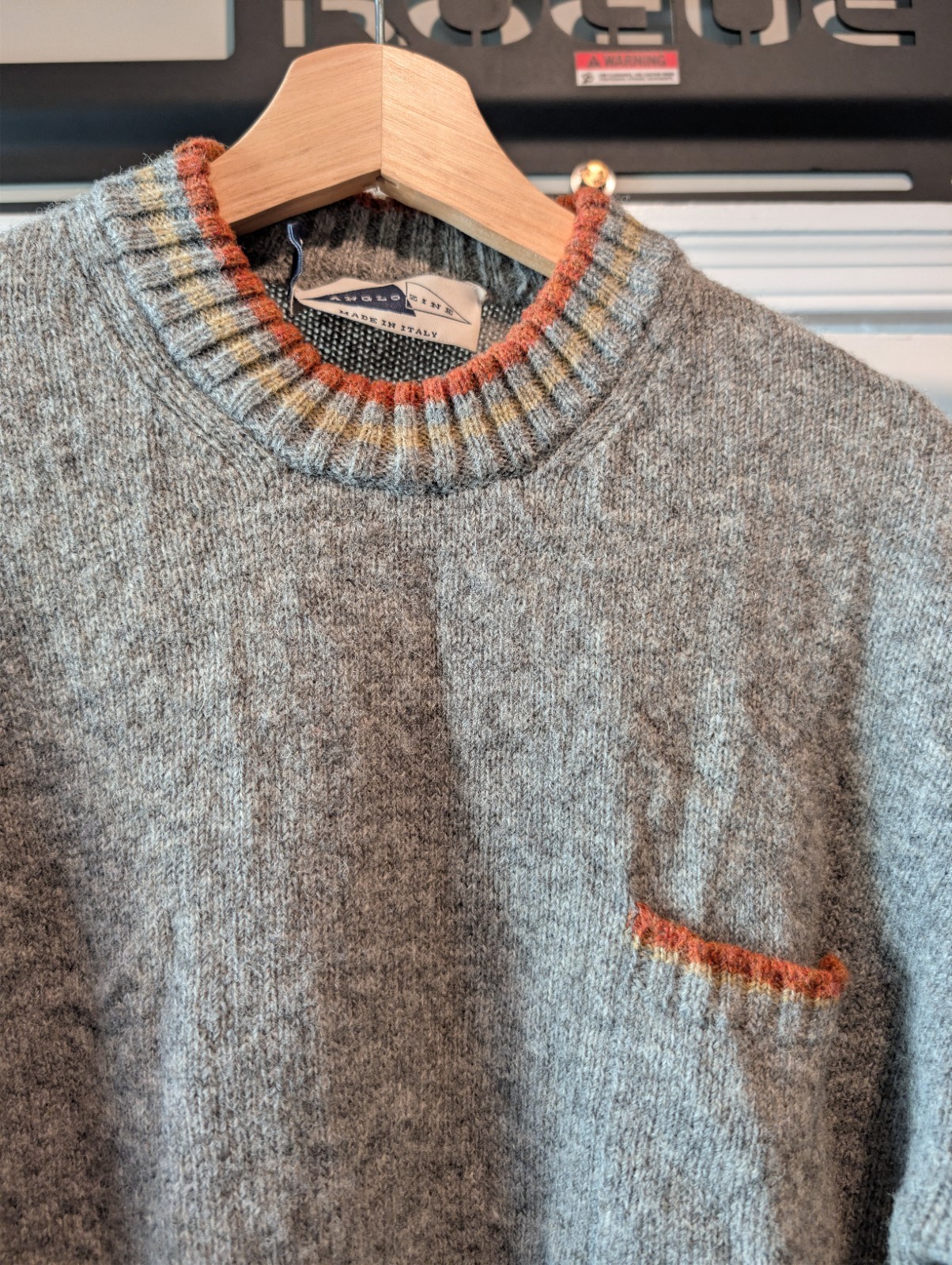 Anglozine Shetland Wool Sweater