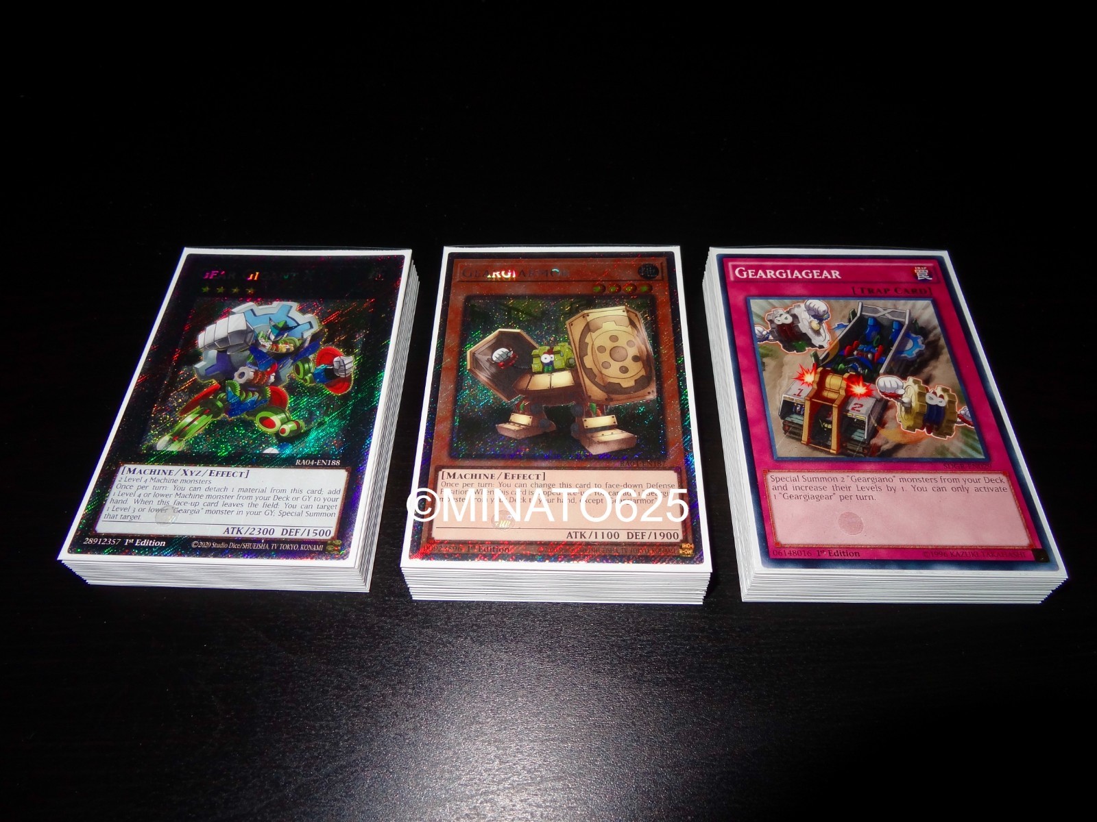 Yugioh Retro HAT Format Geargia Deck Gigant X Geargiarmor Geargiagear Exciton