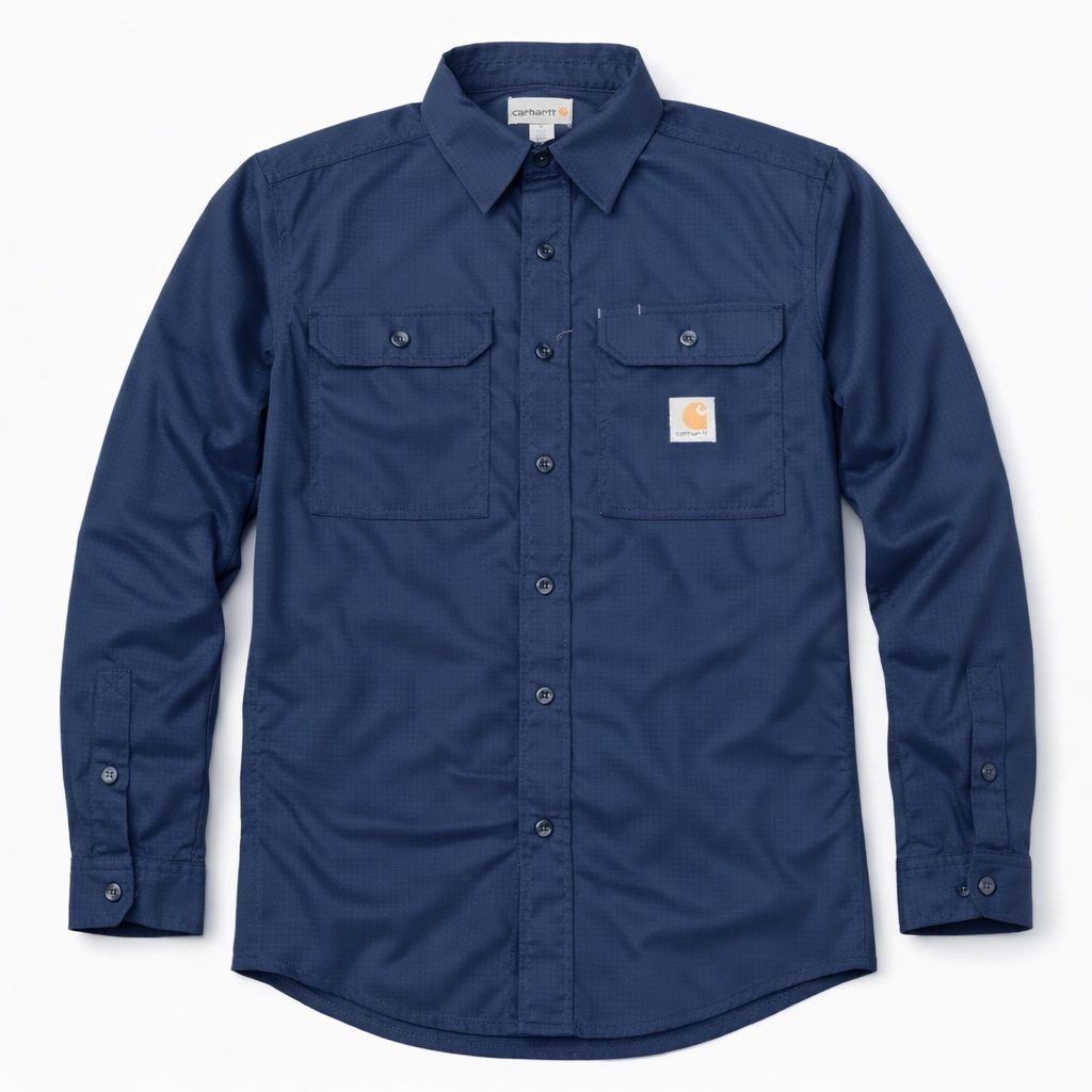 Carhartt Men's Long-Sleeve Button-Down Work Shirt