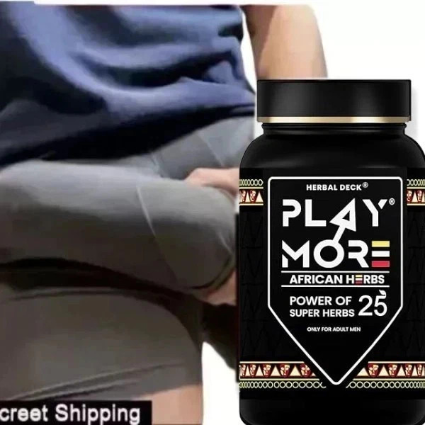 Premium African Herbal Play More Powder Mens Energy Vitality and Health Support