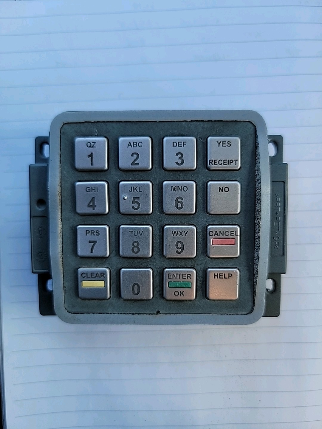Gilbarco M10661B001 M10661K001 M10661K002 SPOT EPP pinpad keypad Gilbarco M10661B001 M10661K001 M10661K002 SPOT EPP pinpad keypad
