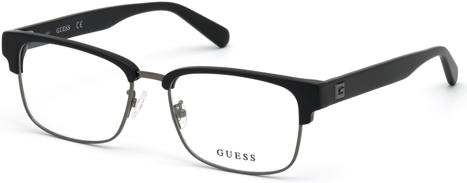 NEW Guess GU 50007D Eyeglasses 002 100% AUTHENTIC