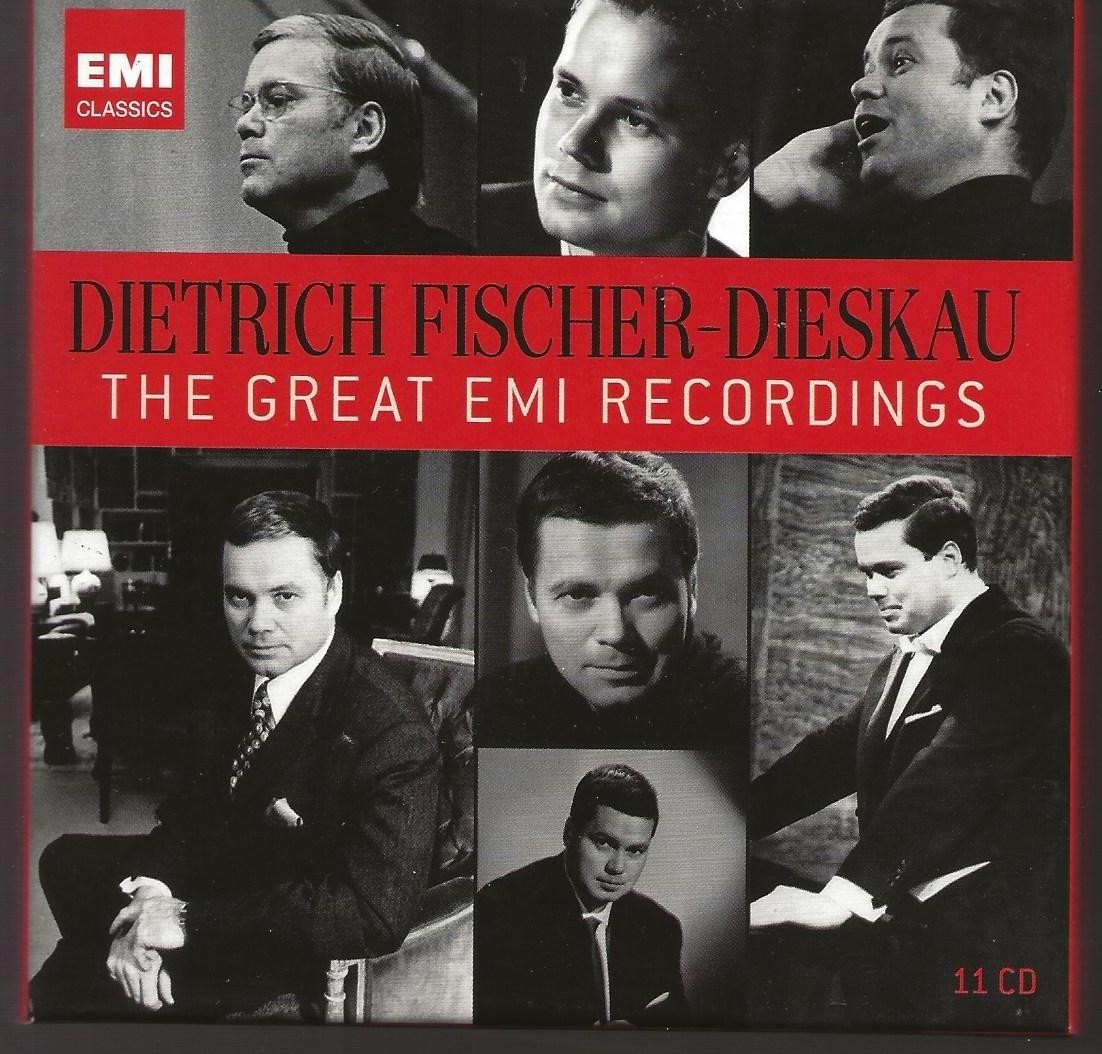 FISCHER-DIESKAU The Great EMI Recordings (11 discs set, EMI Classics) Lieder NM FISCHER-DIESKAU The Great EMI Recordings (11 discs set, EMI Classics) Lieder NM