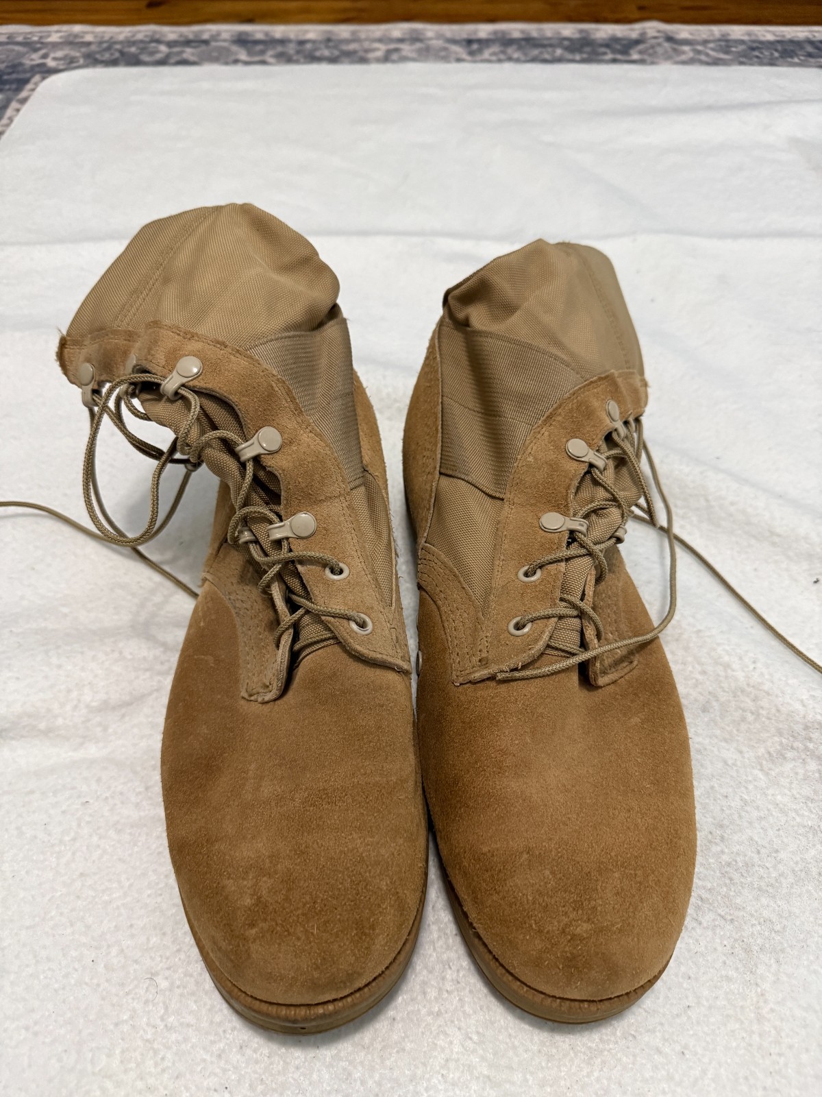 Genuine USGI Issue Desert Tan Hot Weather Combat Boots - Size 10