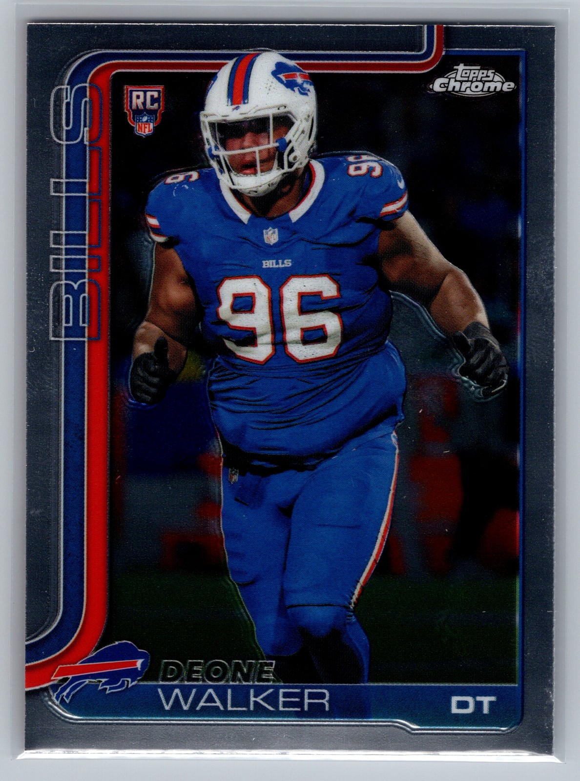 2025 Topps Chrome DEONE WALKER #360 RC Buffalo Bills