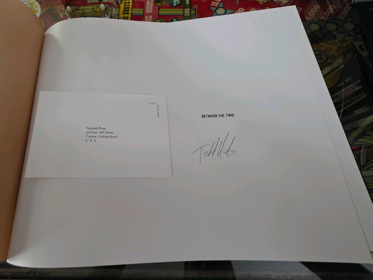 Todd Hido Between the Two SIGNED 1st Edition 2006 Nazraeli Press Photo Book Mint