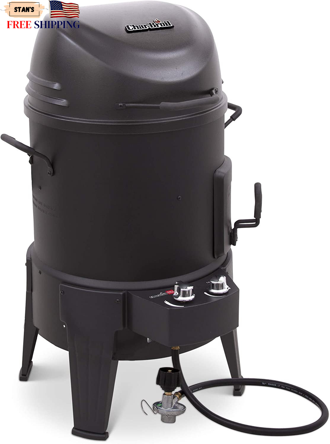 Charbroil The Big Easy® TRU-Infrared 3-in-1 Smoker Roaster & Gas Grill Black NEW