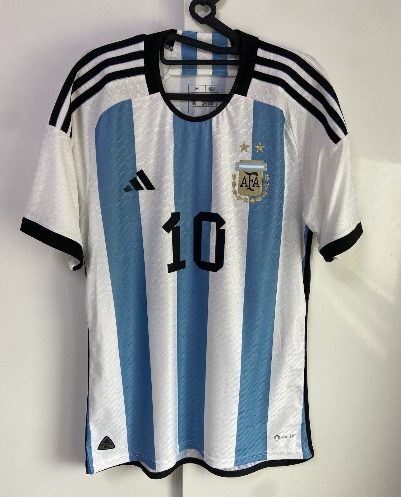 2022 Argentina Lionel Messi player issue adidas match jersey HB9218