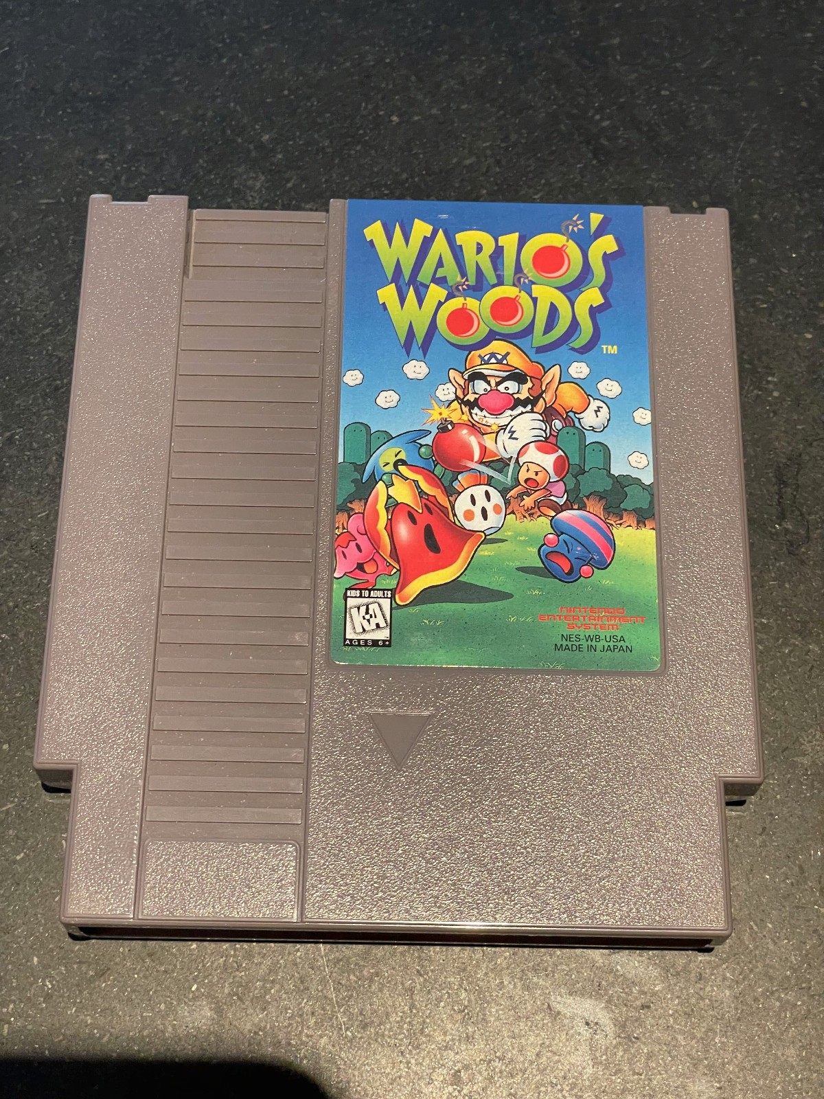Wario\'s Woods (Nintendo NES, 1994) - cartridge only, great condition