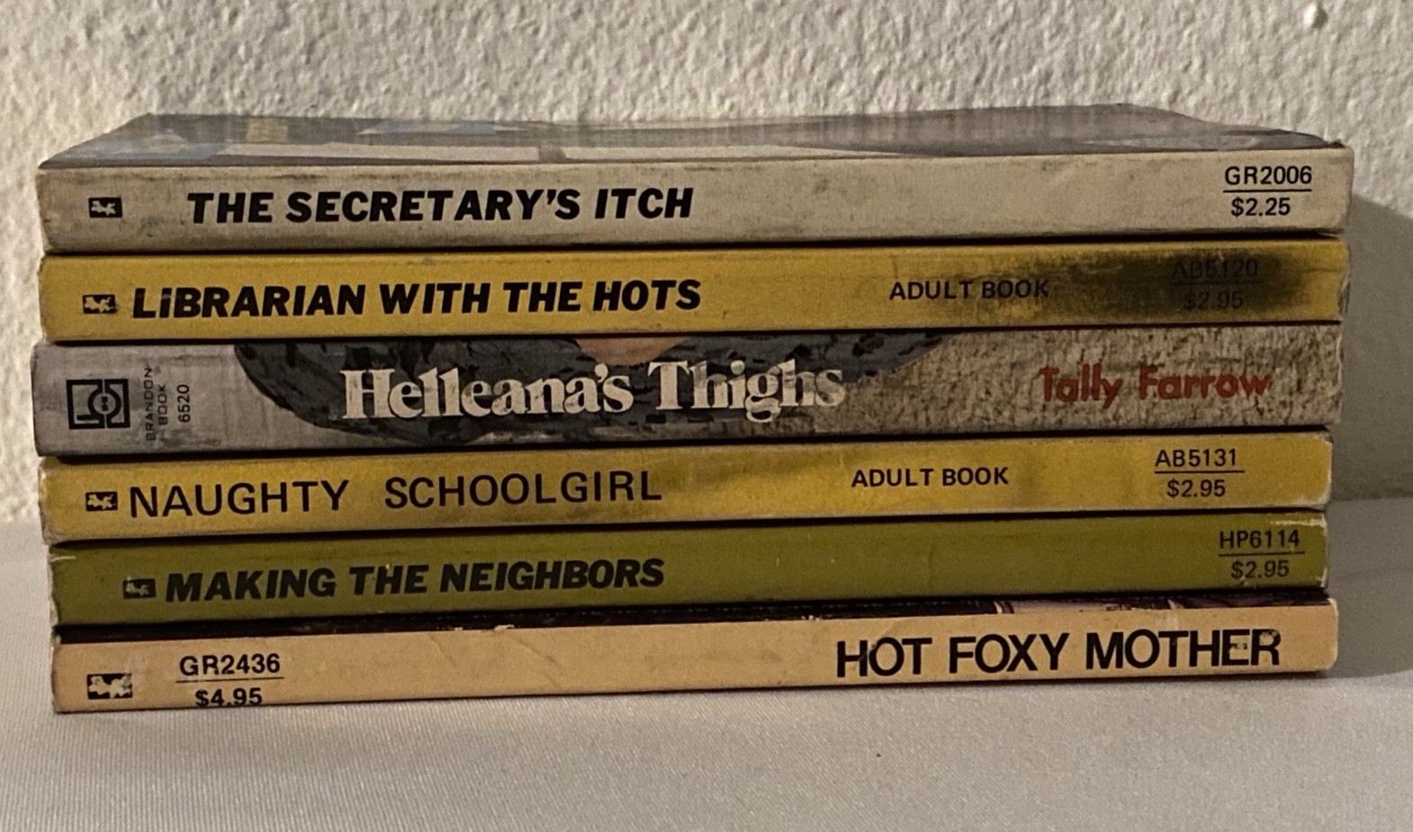 **RareStuff** Vintage Lot 6 Adult-Mature Erotic/Sleaze Paperback Books 